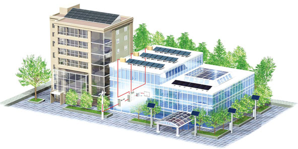 太陽光発電システムの全体イメージ